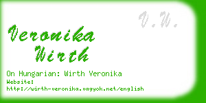 veronika wirth business card